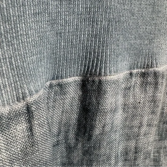 INIZIO | Sleeveless Sea Blue Tier Dress with Tie-Front Linen Over Cardi size XL - Picture 12 of 12